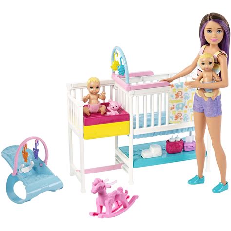 barbie skipper doll|Barbie Skipper Babysitters Inc Dolls & Playset, Nap 'n Nurture .